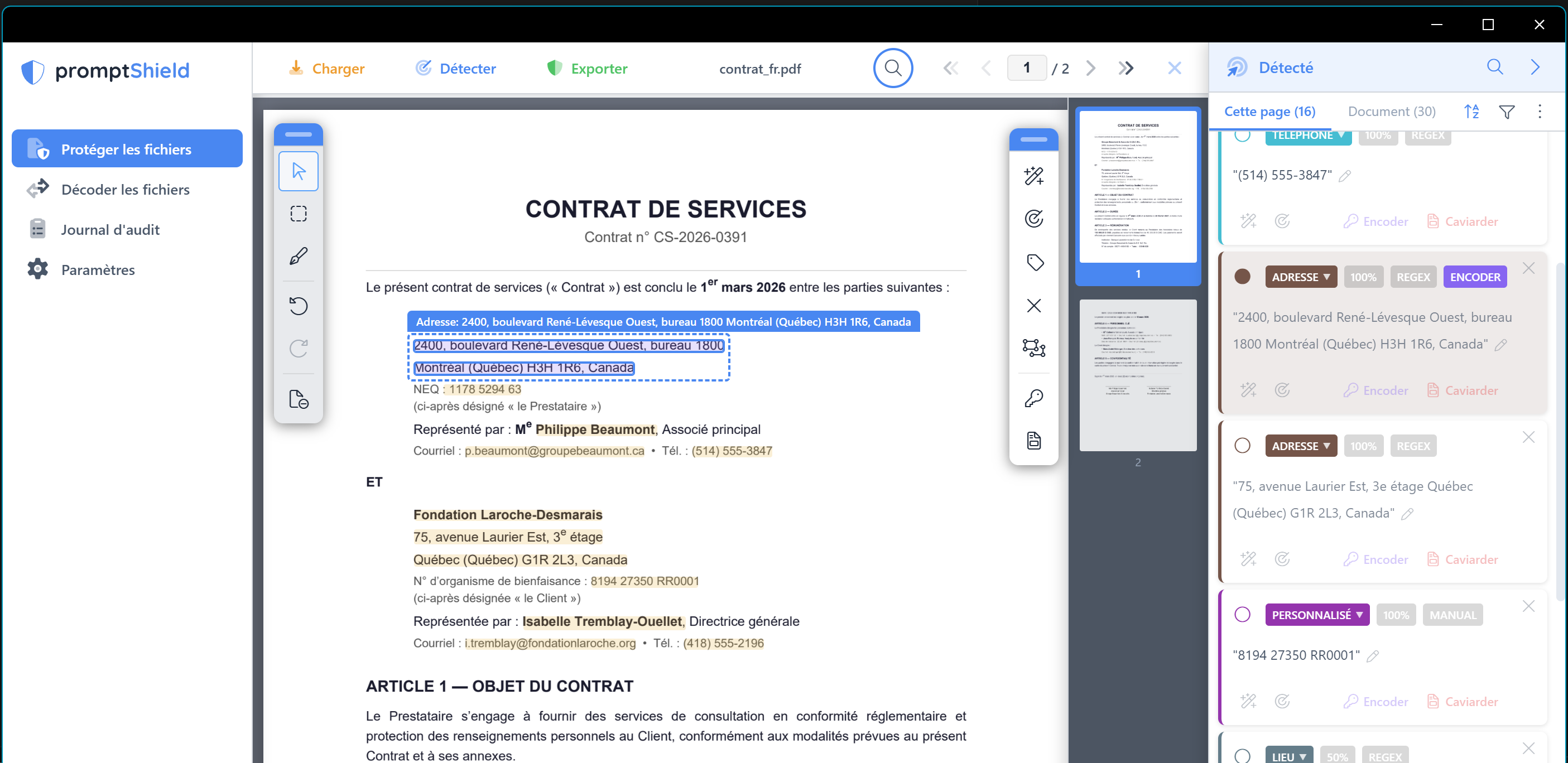 PromptShield app light theme